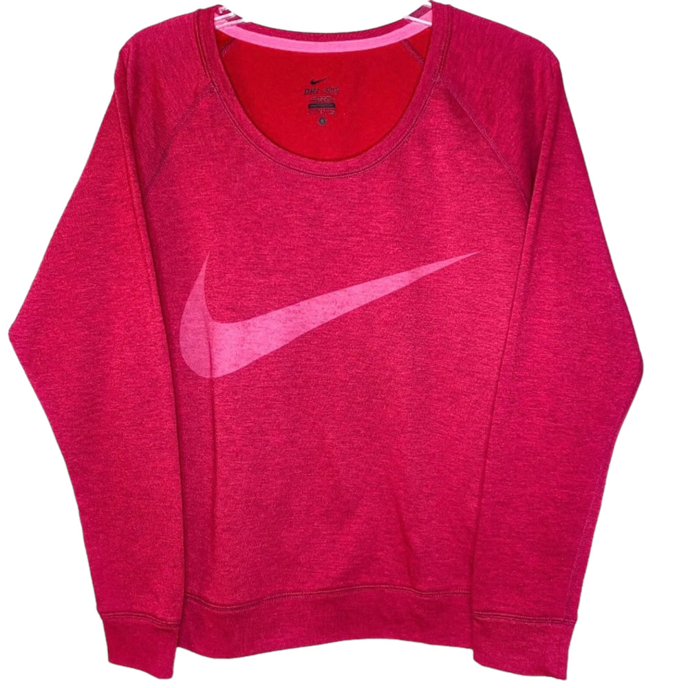 Nike Dri Fit Sweater Plum & Pink Small